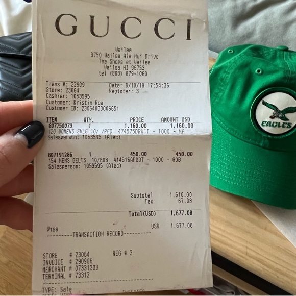 GUCCI Leather Belt - Authentic - Picture 8 of 8